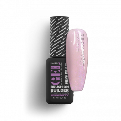 Liquid Polygel BIAB Mellow Light Rose – HEMA FREE gradilni gel v steklenički