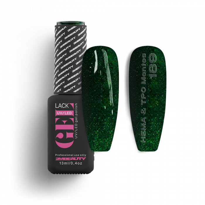 HEMA &TPO FREE 189 Gel Lack - Hema & TPO Free 189 : BLEŠČEČE ZELENA (597)
Družina Gel Lakov...