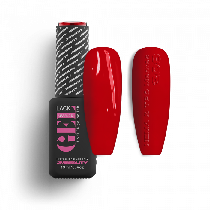HEMA &TPO FREE 208 Gel Lack - Hema & TPO Free 208 : RED PEPPER (370)
Družina Gel Lakov brez HEMA in ...