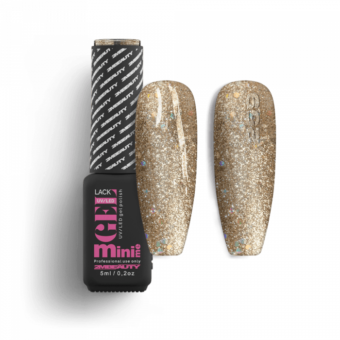 HEMA 6TPO FREE - 259 Gel Lack - Hema & TPO Free 259 : GOLD FLAKES
Družina Gel Lakov brez HEMA in TPO&n...