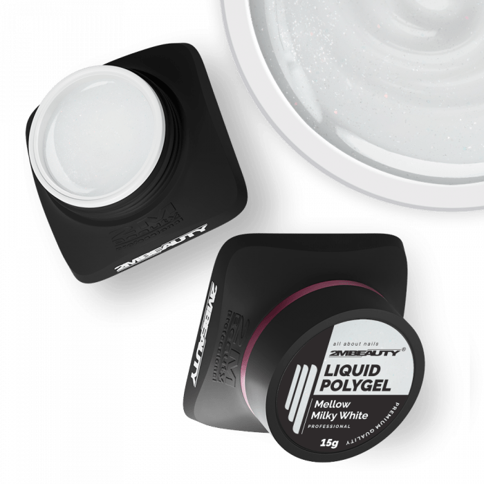 Liquid Polygel – Mellow Milky White – hema & tpo free