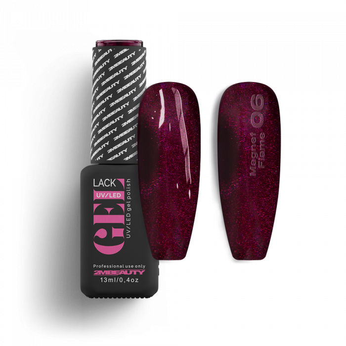 Gel Lack - Hema & TPO Free : MAGNET FLAME 06
&nbsp;
Družina Gel Lakov&nbsp;brez HEMA in TPO&n...