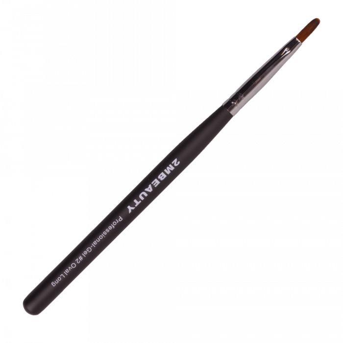 Gel čopič #2 Oval Long - Black Beauty
 
Zahvaljujoč posebnemu oblikovanju ovalnih dlačic ...