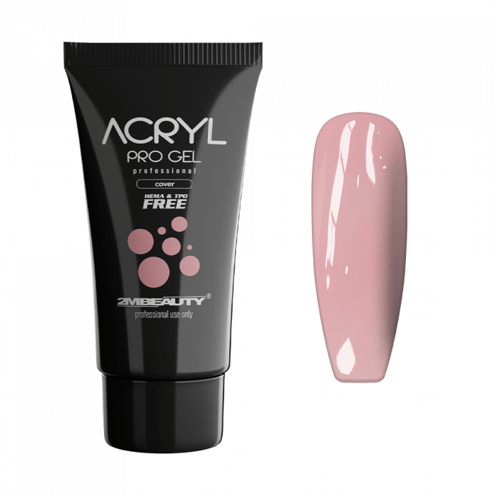 Acryl Pro Gel Cover &ndash; HEMA FREE akril gel &ndash; tuba
Cover acrylgel je HEMA FREE, zato lahk...