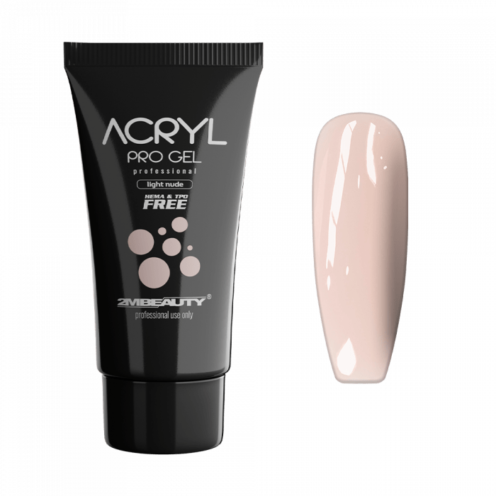ACRYL PRO LIGHT NUDE - HEMA FREE Acryl Pro Gel Light Nude – HEMA brez akril gel – tuba
Light Nude acrylgel je HEMA FREE,...