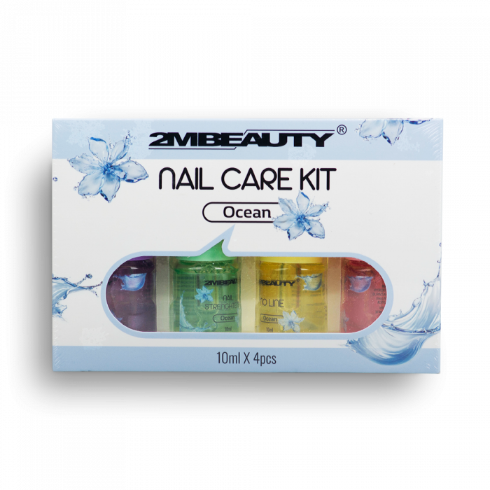 Nail Care Kit Ocean je profesionalni 4-stopenjski negovalni set, ustvarjen za obnovo, krepitev in in...