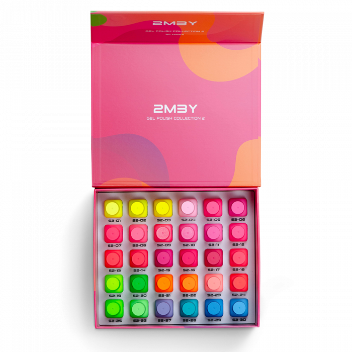 Odkrij novo 2MBEAUTY Collection 2 &ndash; Summer Neon kolekcijo s 30 živahnimi neon gel laki, ustva...