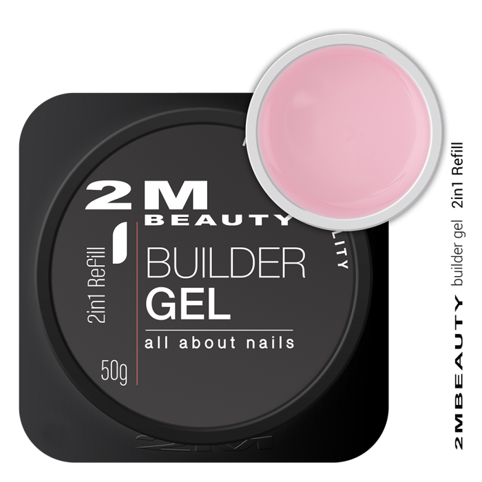 2in 1 Refill Gel Gel za korekciju,srednje gustine, koji istovremeno je bazni i gradivni gel....