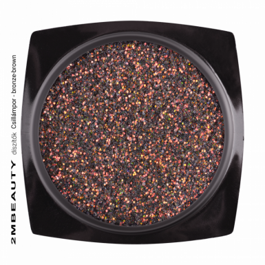 BLEŠČICE COLOR GLITTER BRONZE - BROWN