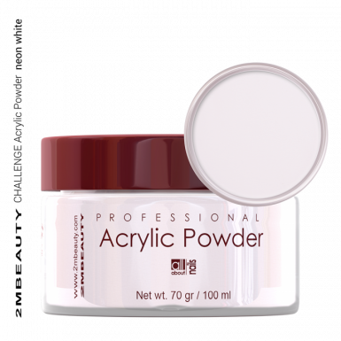 CHALLENGE ACRILYC POWDER NEON WHITE 70G