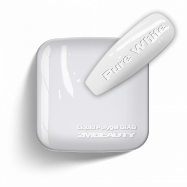 Liquid Polygel BIAB – Pure White – brez HEMA in TPO