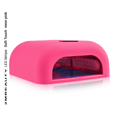 LED Lampa soft touch pink