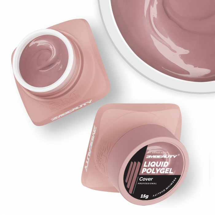 Liquid Polygel Cover – samorazlivni gradilni gel brez HEMA