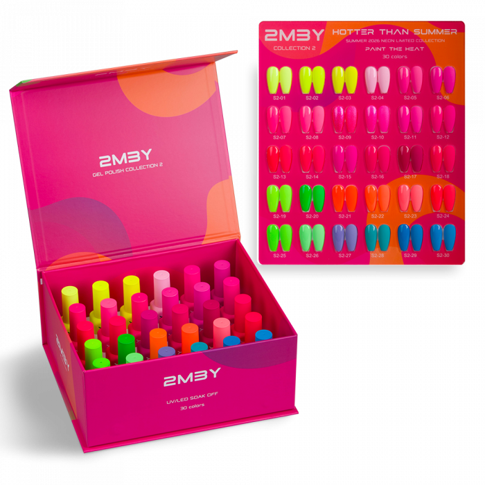 Gel Lack Set – Collection 2 – Summer Neon – 30 kos