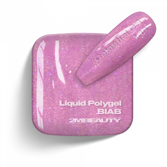 Liquid Polygel BIAB Celestial 03 – Iris – HEMA FREE gradilni gel v steklenički