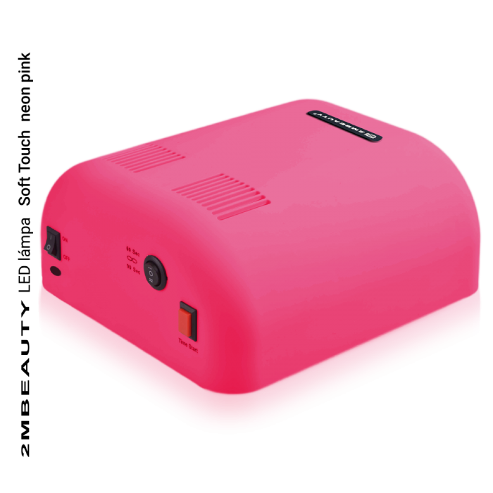 LED Lampa soft touch pink
