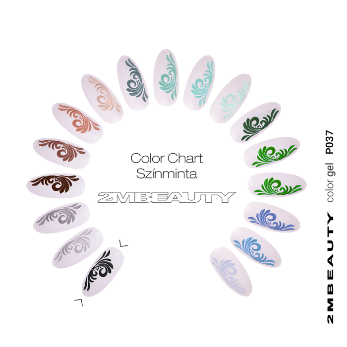 Painting Color Gel P037 – HEMA FREE barvni gel za poslikavo nohtov