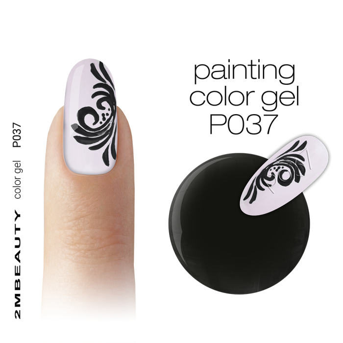 Painting Color Gel P037 – HEMA FREE barvni gel za poslikavo nohtov