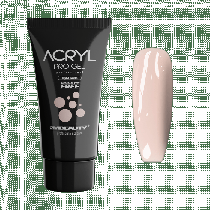 Acryl Pro Gel Light Nude &ndash; HEMA brez akril gel &ndash; tuba
Light Nude acrylgel je HEMA FREE,...