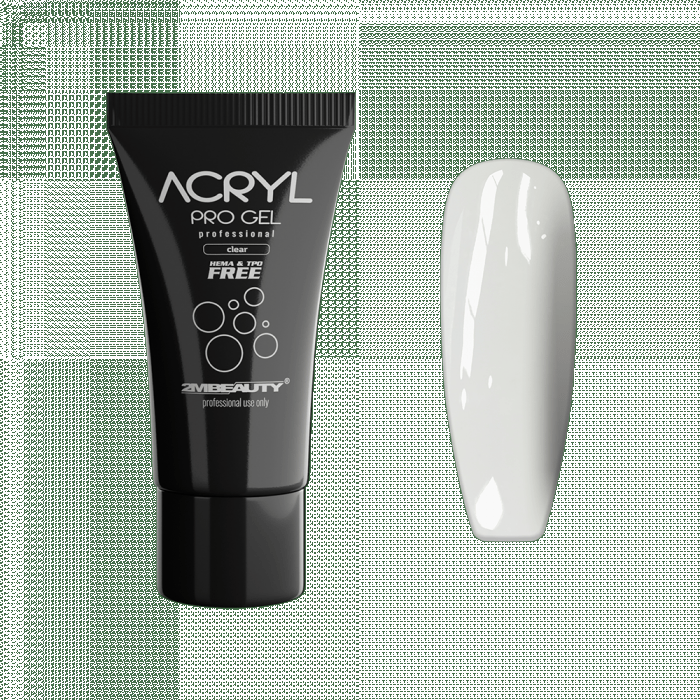 ACRYL PRO GEL WHITE - HEMA FREE Acryl Pro Gel White – HEMA FREE akril gel – tuba
White acrylgel je HEMA FREE, zato lahk...