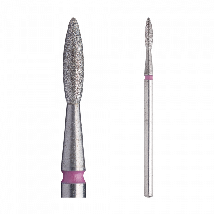 Staleks - Diamantna brusilna glava 2,1 mm | 8 mm rdeča | Flame FA10R021-8K: