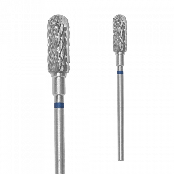 Staleks - Karbidna brusilna glava, zaobljeni valj 5 mm | 13 mm modra | Srednji FT30B050-13: