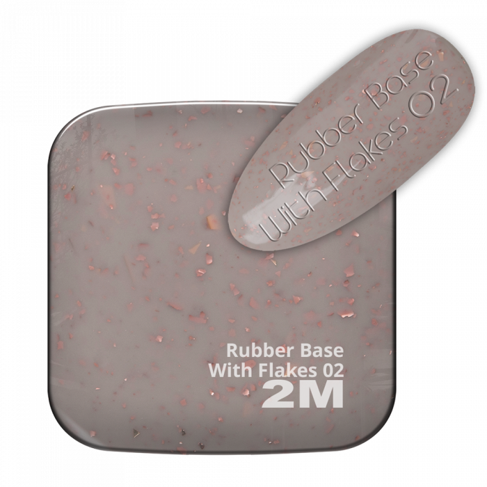 RUBBER BASE WITH FLAKES 02